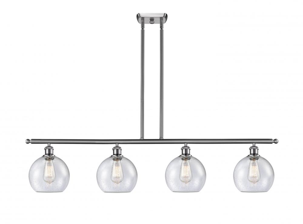 Athens - 4 Light - 48 inch - Brushed Satin Nickel - Cord hung - Island Light