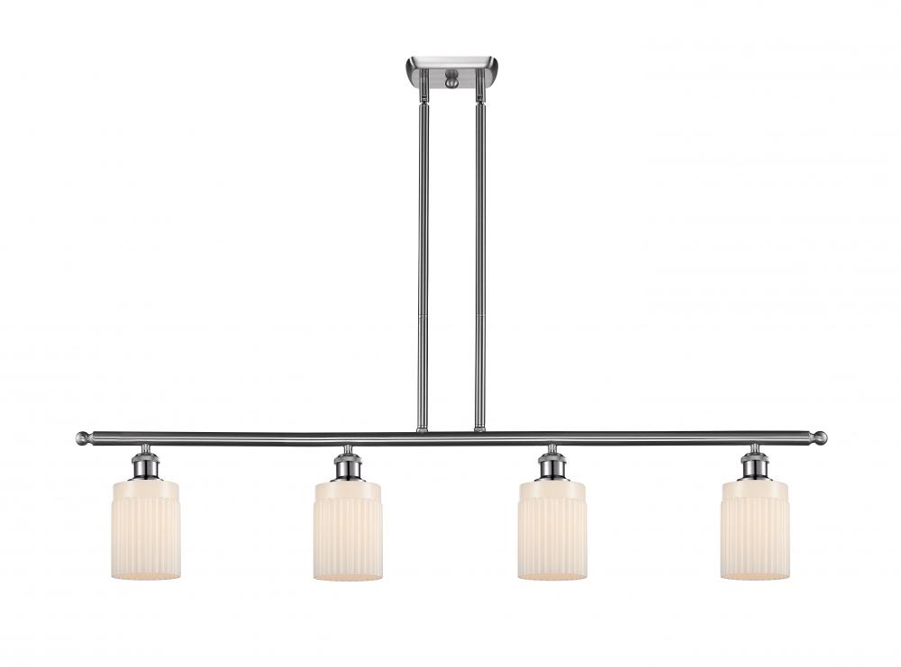Hadley - 4 Light - 48 inch - Brushed Satin Nickel - Cord hung - Island Light