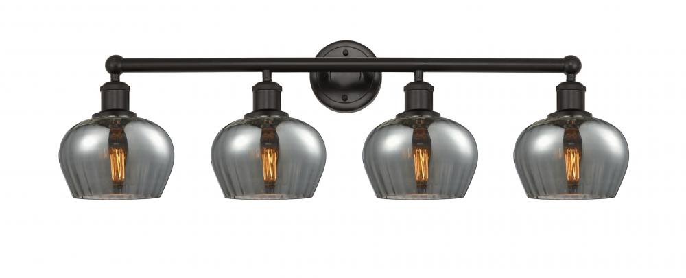 Fenton - 4 Light - 34 inch - Oil Rubbed Bronze - Bath Vanity Light