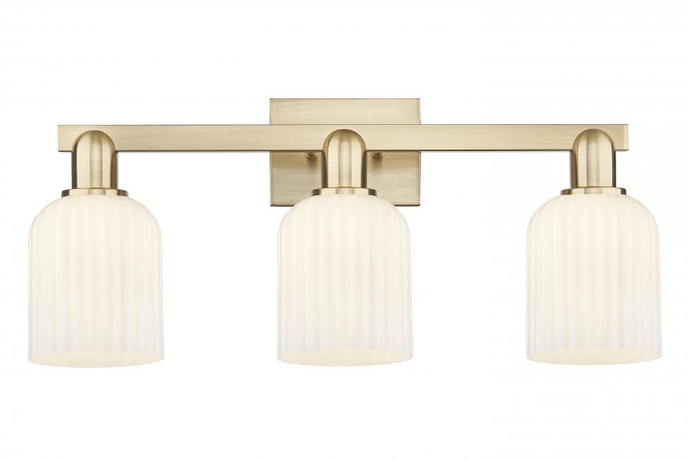 Bridal Veil - 3 Light - 26 inch - Champagne Bronze - Bath Vanity Light