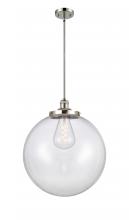 Innovations Lighting 201S-PN-G202-18 - Beacon - 1 Light - 18 inch - Polished Nickel - Stem Hung - Pendant