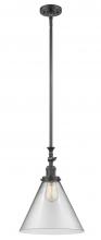 Innovations Lighting 206-OB-G42-L - Cone - 1 Light - 12 inch - Oil Rubbed Bronze - Stem Hung - Mini Pendant