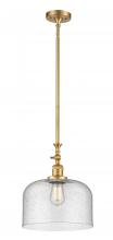 Innovations Lighting 206-SG-G74-L - Bell - 1 Light - 12 inch - Satin Gold - Stem Hung - Mini Pendant