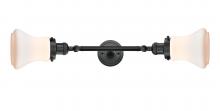 Innovations Lighting 208L-BK-G191 - Bellmont - 2 Light - 6 inch - Matte Black - Adjustable Bath Vanity Light