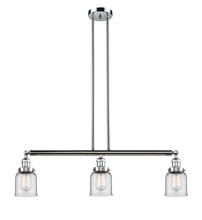 Innovations Lighting 213-PC-G52 - Bell - 3 Light - 38 inch - Polished Chrome - Stem Hung - Island Light