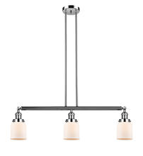 Innovations Lighting 213-PN-G51 - Bell - 3 Light - 38 inch - Polished Nickel - Stem Hung - Island Light