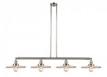 Innovations Lighting 214-PN-MFR-PN-12 - Appalachian - 4 Light - 57 inch - Polished Nickel - Stem Hung - Island Light