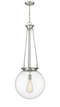 Innovations Lighting 221-1P-SN-G202-16 - Beacon - 1 Light - 16 inch - Satin Nickel - Chain Hung - Pendant