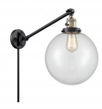 Innovations Lighting 237-BAB-G202-10 - Beacon - 1 Light - 10 inch - Black Antique Brass -Adjustable Swing Arm