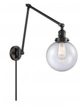 Innovations Lighting 238-BK-G204-8 - Beacon - 1 Light - 8 inch - Matte Black -Adjustable Swing Arm