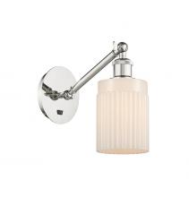 Innovations Lighting 317-1W-PN-G341 - Hadley - 1 Light - 5 inch - Polished Nickel - Adjustable Sconce