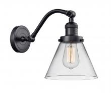 Innovations Lighting 515-1W-BK-G42 - Cone - 1 Light - 8 inch - Matte Black - Adjustable Sconce