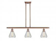 Innovations Lighting 516-3I-AC-G275-LED - Conesus - 3 Light - 36 inch - Antique Copper - Cord hung - Island Light