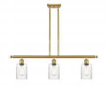Innovations Lighting 516-3I-SG-G342 - Hadley - 3 Light - 36 inch - Satin Gold - Cord hung - Island Light