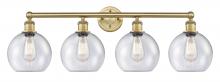 Innovations Lighting 616-4W-BB-G124-8 - Athens - 4 Light - 35 inch - Brushed Brass - Bath Vanity Light
