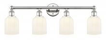 Innovations Lighting 616-4W-PN-G559-5GWH - Bridal Veil - 4 Light - 32 inch - Polished Nickel - Bath Vanity Light