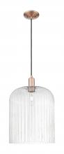 Innovations Lighting 716-1P-AC-G559-12SDY - Bridal Veil - 1 Light - 12 inch - Antique Copper - Cord hung - Mini Pendant