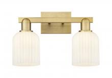 Innovations Lighting 716-2W-BB-G559-5GWH - Bridal Veil - 2 Light - 16 inch - Brushed Brass - Bath Vanity Light