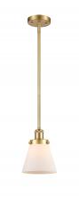 Innovations Lighting 916-1S-SG-G61 - Cone - 1 Light - 6 inch - Satin Gold - Mini Pendant