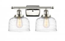 Innovations Lighting 916-2W-PN-G713 - Bell - 2 Light - 18 inch - Polished Nickel - Bath Vanity Light