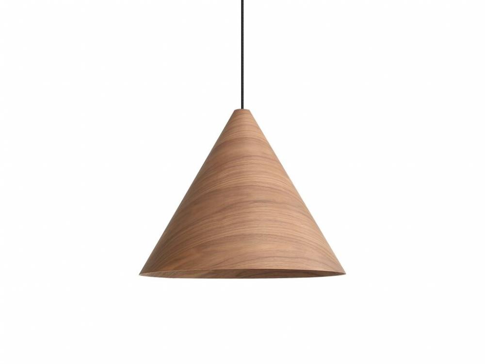 Conique 3-Light Pendant in Dark Walnut