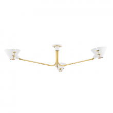 Hudson Valley KBS1752803-AGB/SWH - Split Semi Flush