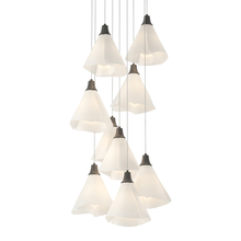 Hubbardton Forge 131102-SKT-LONG-20-SH1987 - Mobius 9-Light Pendant