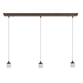 3 Light LED Bar Pendant Assembly