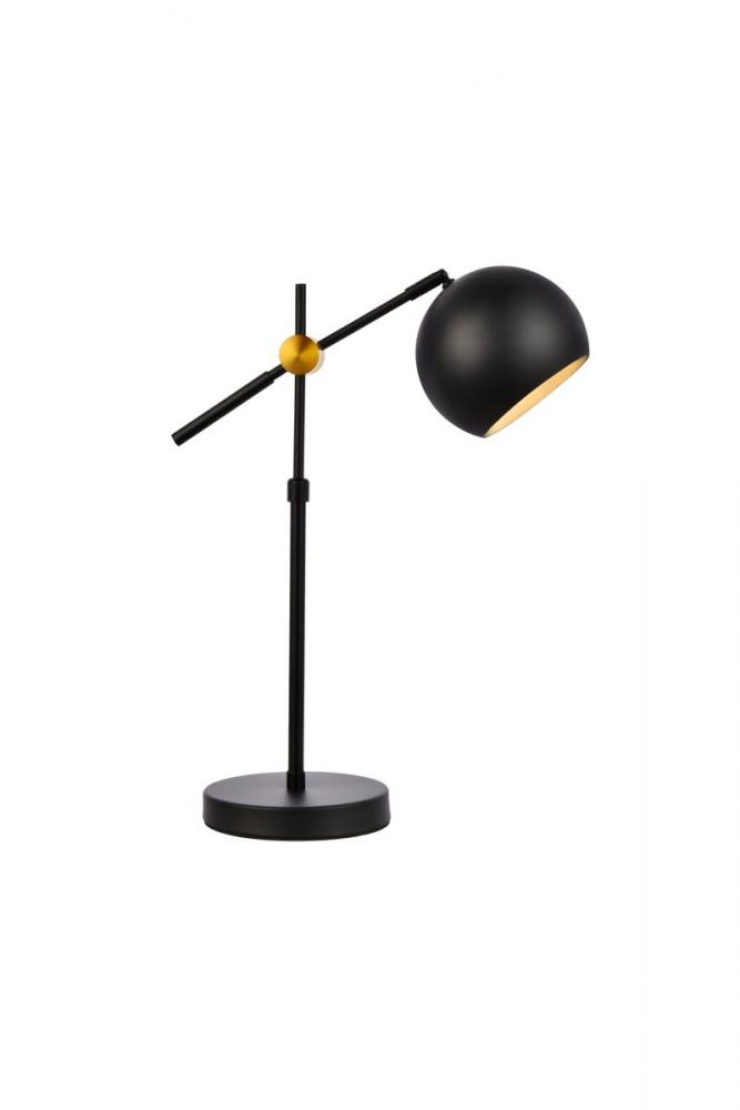 Forrester 1 light black table lamp