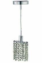 Elegant 1281D-R-E-CL/EC - Mini 1 light Chrome Pendant