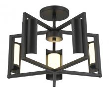 Minka George Kovacs P1554-66A-L - 5 LED SEMI FLUSH MOUNT