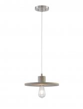 Minka George Kovacs P1883-084C - Sima - 1 Light Pendant in Metal with Cement