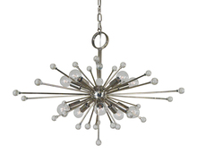 Framburg 3085 PN - 10-Light Polished Nickel Supernova Chandelier