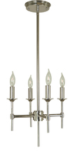 Framburg 4694 PN - 4-Light Polished Nickel Chandler Chandelier