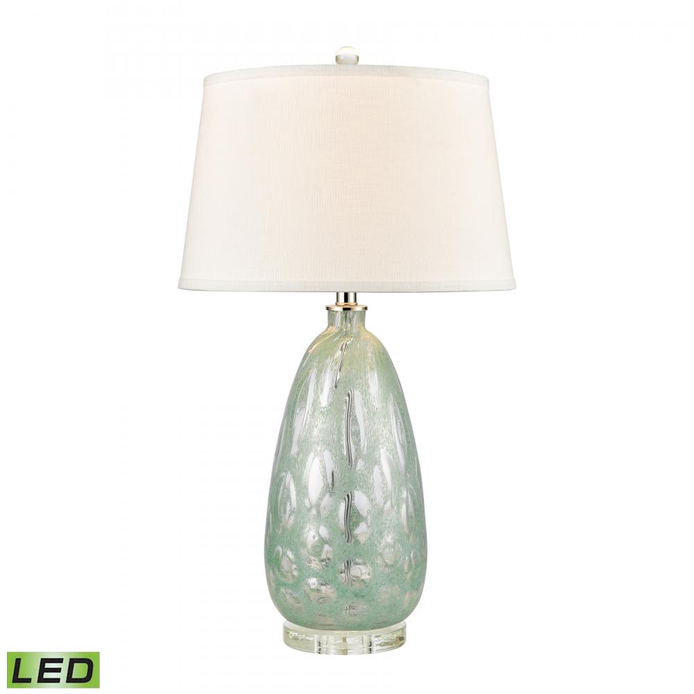 Bayside Blues 29'' High 1-Light Table Lamp - Mint - Includes LED Bulb