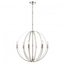 ELK Home 81476/6 - Rotunde 26'' Wide 6-Light Chandelier - Matte White